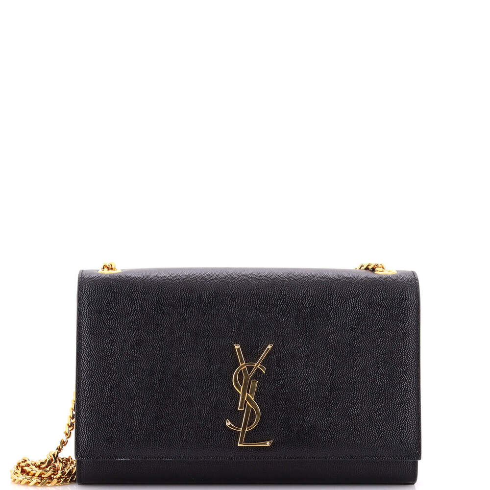 Saint Laurent Medium Classic Monogram Crossbody Bag Grainy Leather